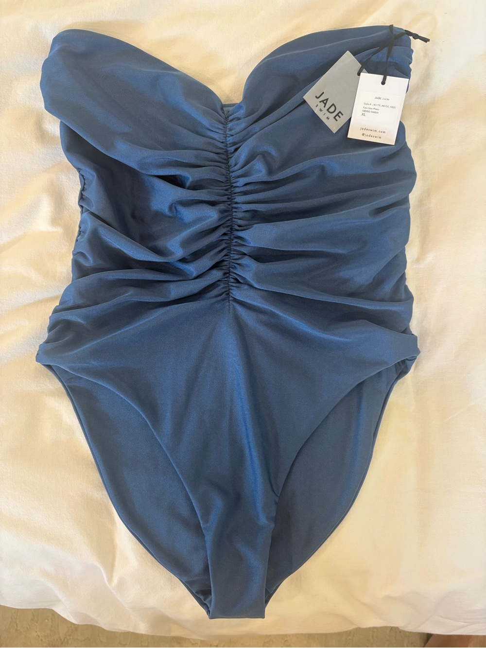JADE Swim Indigo Sheen One-Piece - Picture 3 of 8